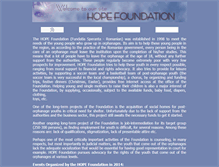 Tablet Screenshot of hopefoundation.nextra.ro